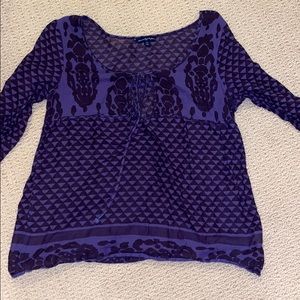 American eagle purple tshirt